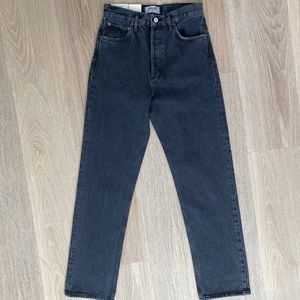 NEW AGOLDE '90s Pinch Waist Long High-rise Straight-leg Organic Jeans, Size 26